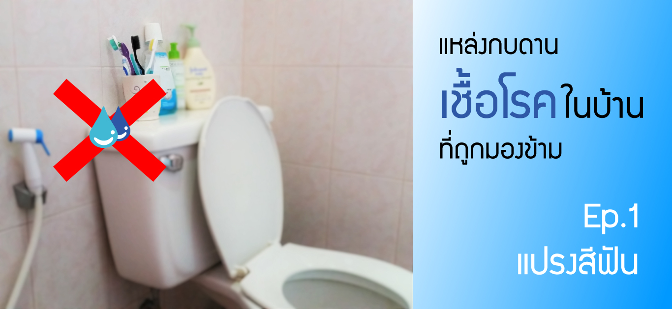 แหล่งกบดานเชื้อโรค Ep.1 แปรงสีฟัน แหล่งกบดานเชื้อโรค Ep.1 แปรงสีฟัน